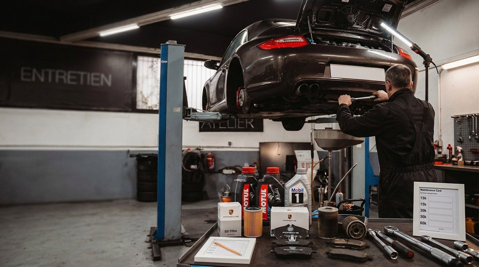 Entretien Porsche : le calendrier par kilométrage