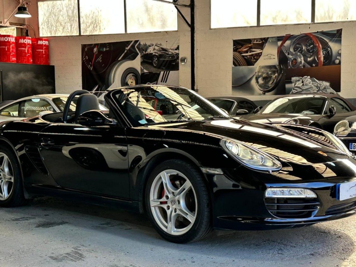 Porsche 987 Boxster S 2010 — vue avant trois-quarts (1)
