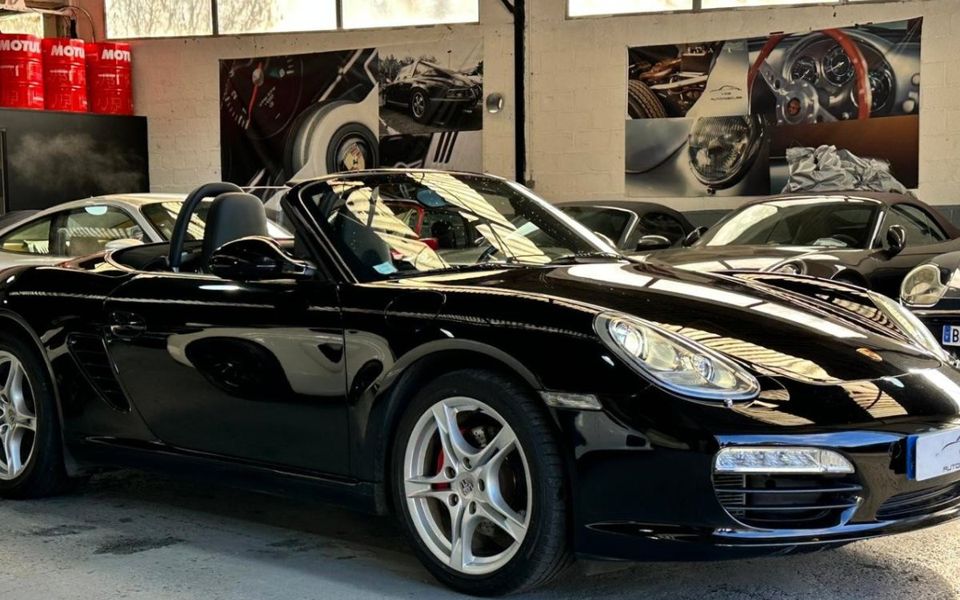 Porsche 987 Boxster S 2010 — vue avant trois-quarts (1)