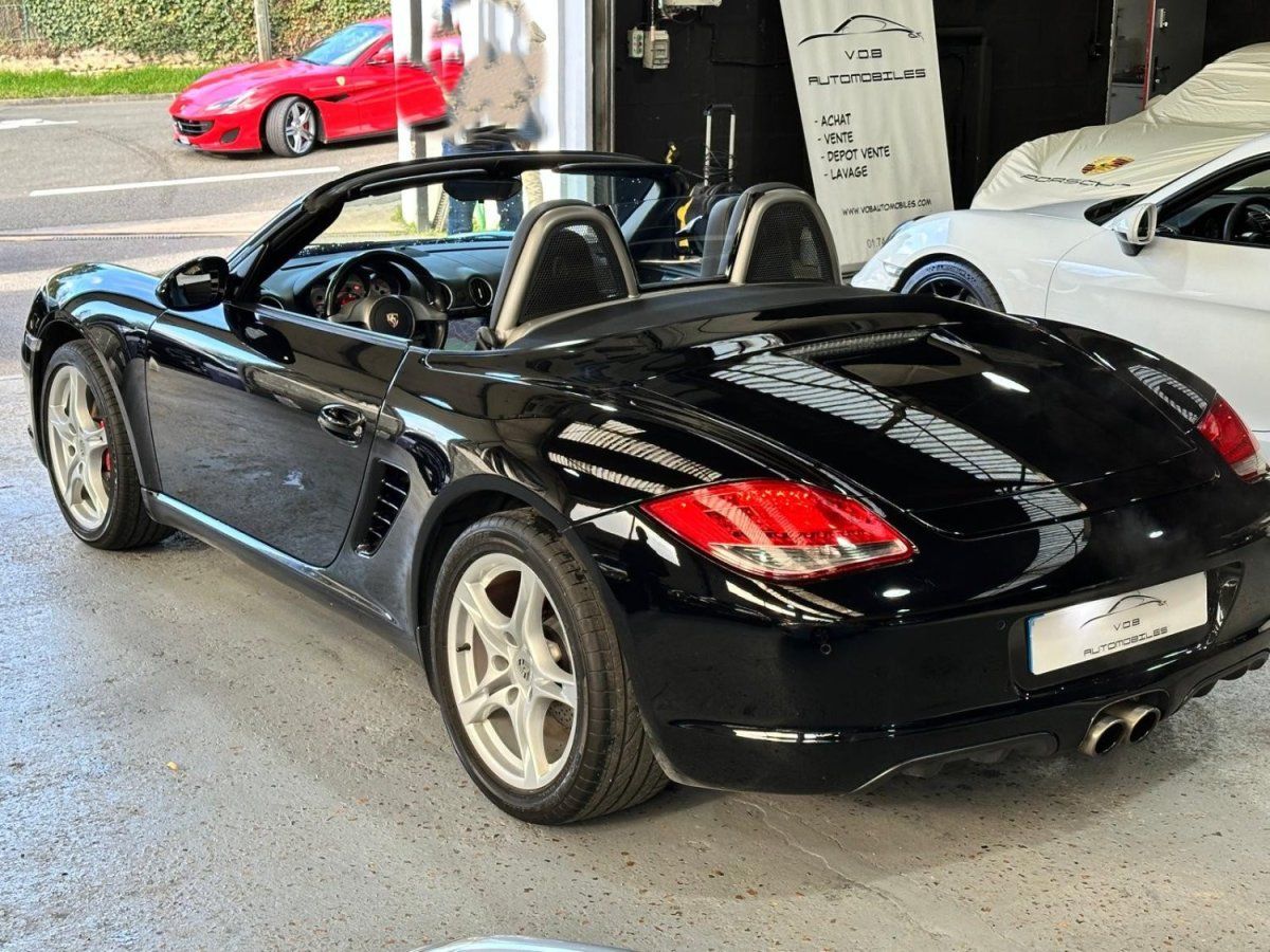 Porsche 987 Boxster S 2010 — vue arriere trois-quarts (9)