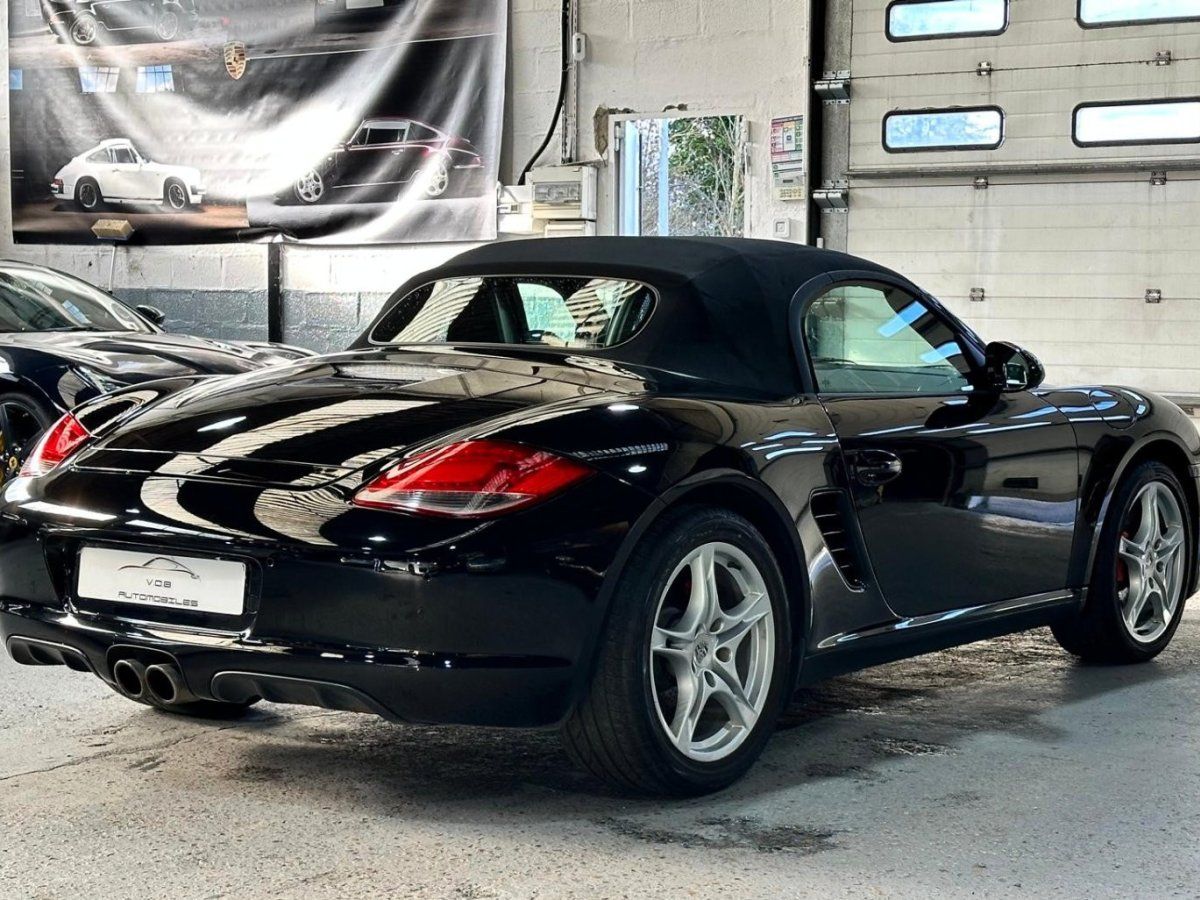 Porsche 987 Boxster S 2010 — vue arriere trois-quarts (10)