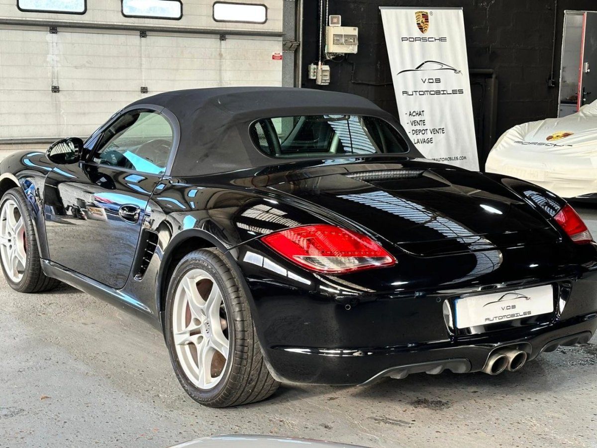 Porsche 987 Boxster S 2010 — vue arriere trois-quarts (11)