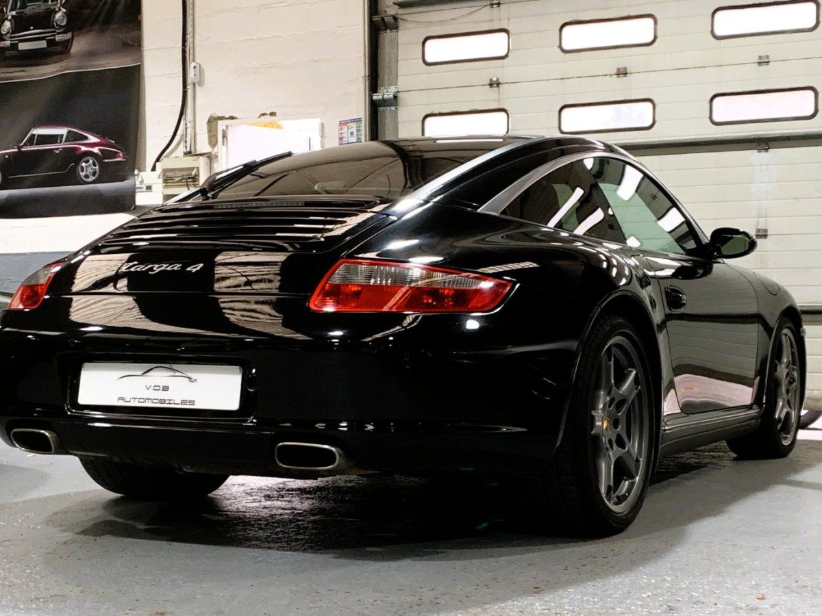 Porsche 997 Targa 4 2007 — vue arriere trois-quarts (6)