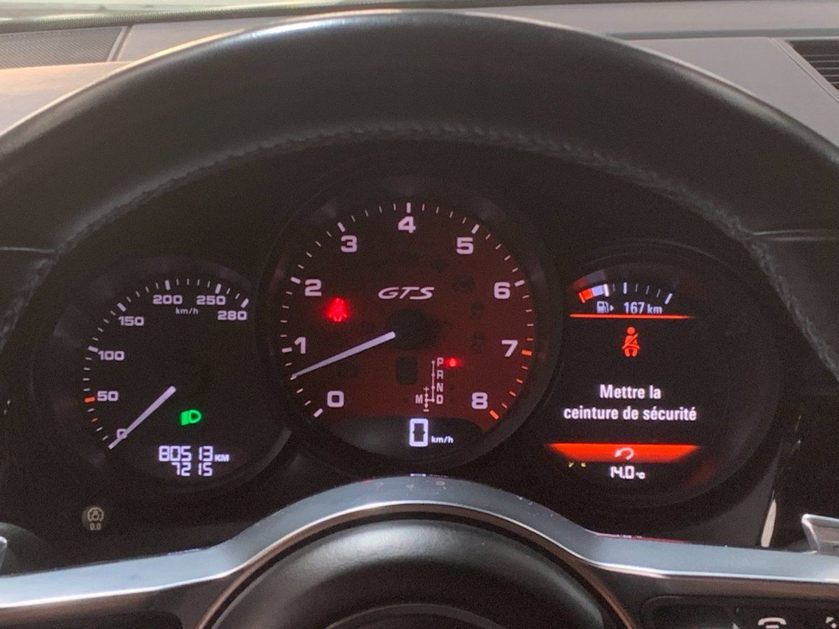 Porsche Macan GTS 2017 — detail interieur (29)